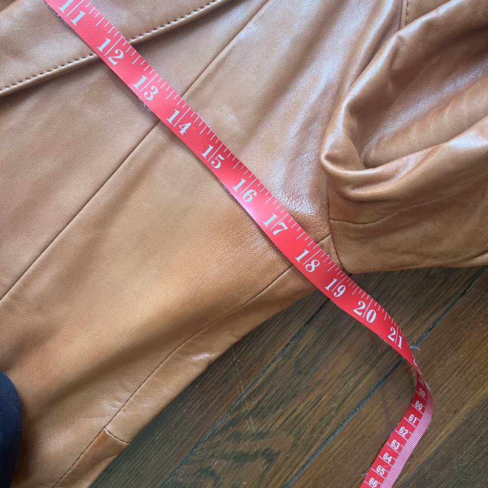 Wilsons Leather Vintage Tan Blazer - Picture 6 of 15